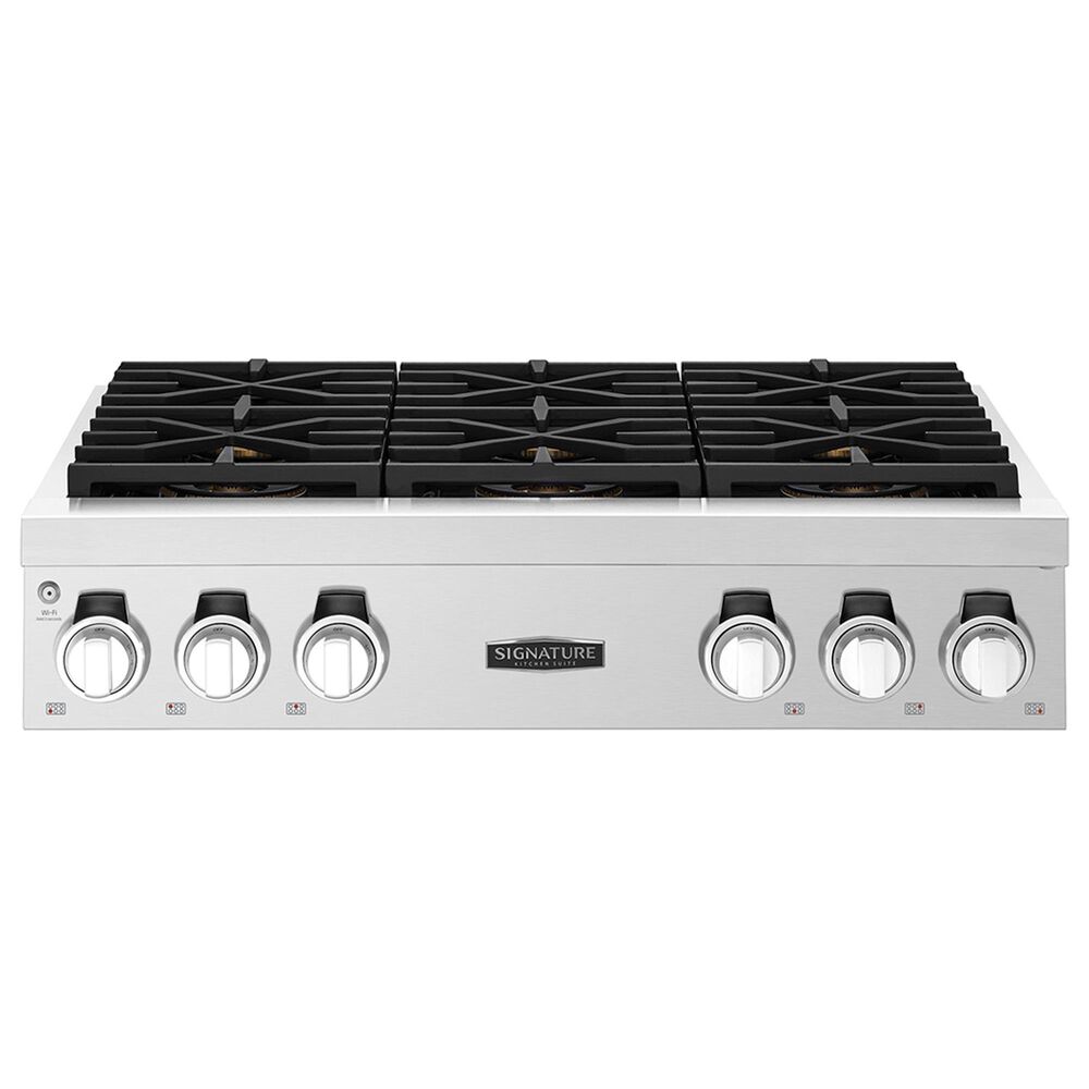 Signature Kitchen Suite 36" Pro Rangetop with 6 Burners in Stainless Steel, , large