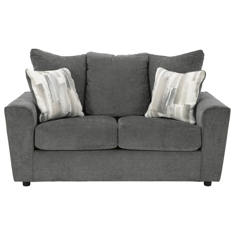 Ashley Stairatt Stationary Sofa and Loveseat Set in Gravel, , large