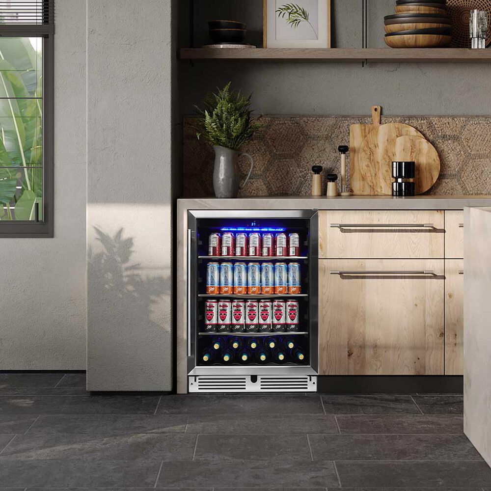 Danby 5.7 Cu. Ft. Under Counter Beverage Center in Stainless Steel, , large