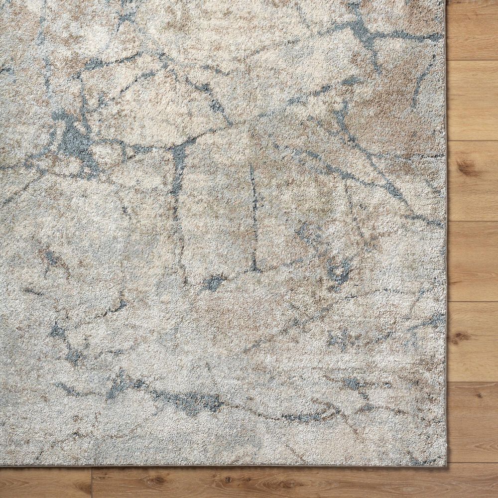 Surya Avellino 9&#39;2&quot; x 12&#39; Light Beige, Light Gray, Pale Blue, Tan, Gray, Deep Teal and Light Olive Area Rug, , large