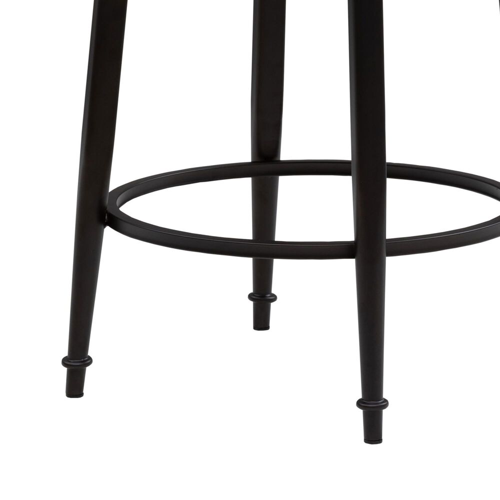 Armen Living Baxter Swivel Counter Height Stool in Cream, , large