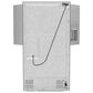 Cafe 22.3 Cu. Ft. 4-Door French Door Refrigerator in Platinum Glass, , large