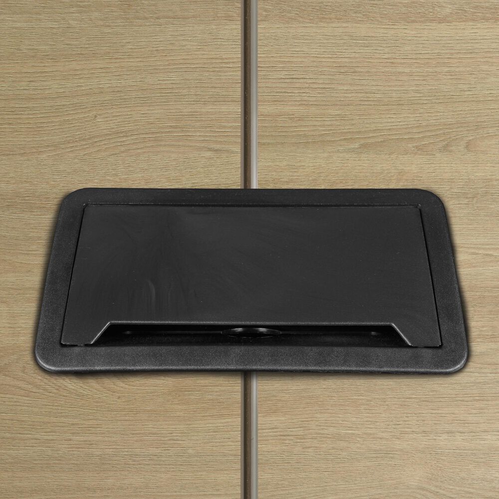 Regency Global Sourcing Array 120" Conference Table in Black and Noble Oak, , large