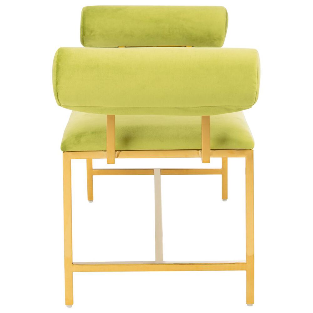 Safavieh Jupitor Bench in Key Lime/Gold, , large