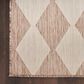 Nourison Positano Geometric Beige 6" x 9" Indoor/Outdoor Area Rug, , large