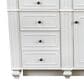 James Martin Bristol 60" Single Bathroom Vanity Cabinet in Bright White, , large
