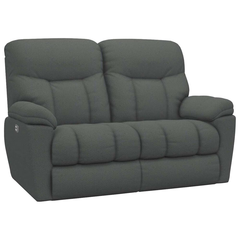La-Z-Boy Morrison Power Reclining Loveseat with Headrest in Indigo, , large