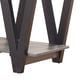 Pacific Landing Higgins V-Shaped End Table in Black and Antique Grey, , large
