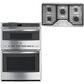 GE Profile 36" Gas Cooktop with 30" Built-In Combination Microwave/Wall Oven in Stainless Steel, , large