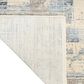 Nourison Drift Blue and Beige 9" x 12" Area Rug, , large