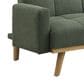 Pacific Landing Kourtney Push Back Convertible Sofa Bed in Sage Green, , large