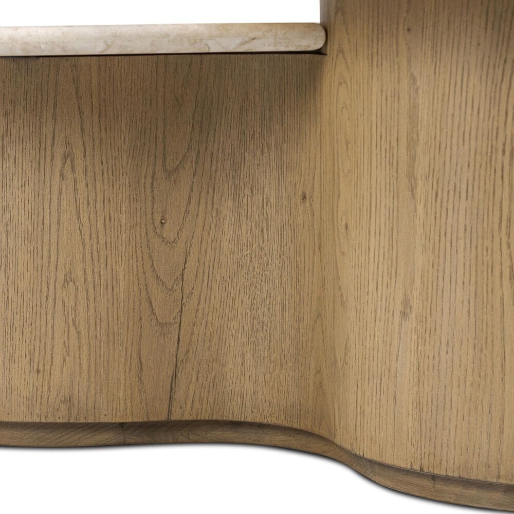 Four Hands Toro Coffee Table in Cappuccino and Rubbed Light Oak, , large