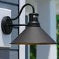 Vaxcel International Co. Ltd. Outland 1-Light Outdoor Wall Mount in Aged Iron and Light Gold, , large