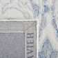 Safavieh Micro-Loop MLP532A 5" Square Ivory and Blue Area Rug, , large