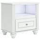 Ashley Kozlani 5-Piece Full Panel Storage Bedroom Set in Matte White, , large