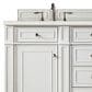 James Martin Vanities Bristol 60" Double Bathroom Vanity in Bright White with 3 cm Lime Delight Quartz Top and Rectangular Sinks, , large