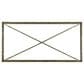 Furniture of America Lalia Coffee Table with Tempered Glass Top and Bullnose Edge in Matte Gold, , large
