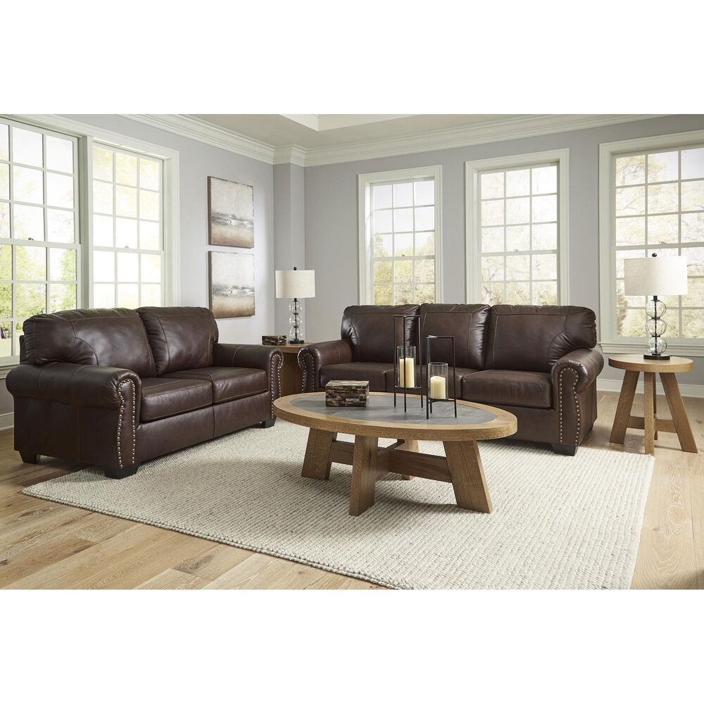 Ashley Colleton Stationary Sofa in Dark Brown, , large