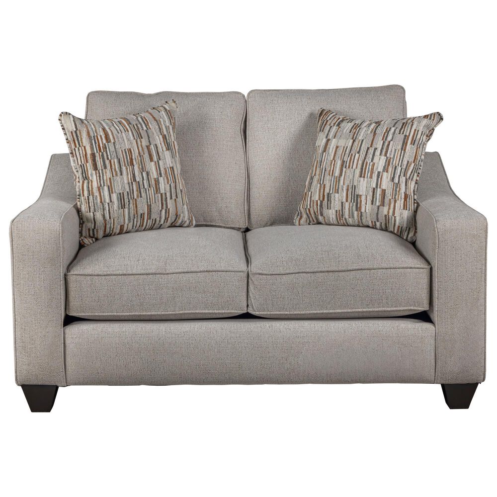 Maple + Main Galaxy Stationary Loveseat in Beige, , large