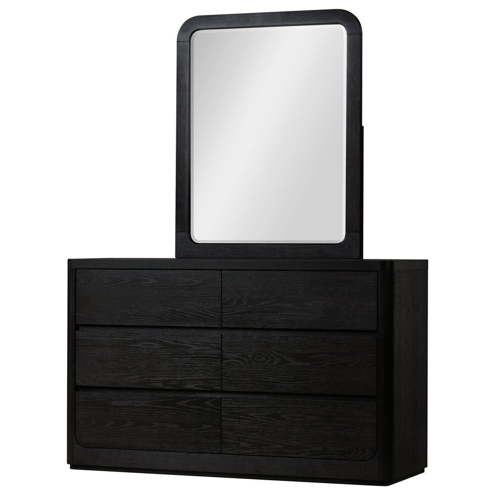 Eastern Shore Modena 6 Drawer Dresser and Mirror in Midnight Blue, , large
