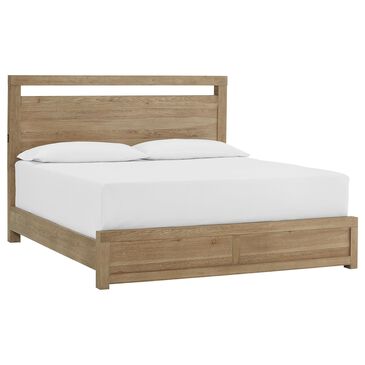 Riva Ridge Modern Loft King Panel Bed in Khaki, , large