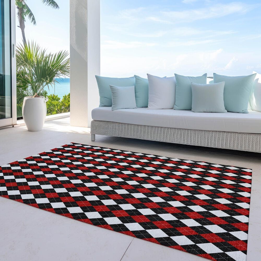 Dalyn Rug Company Wonderland WN20 3&#39; x 5&#39; Black Indoor/Outdoor Area Rug, , large