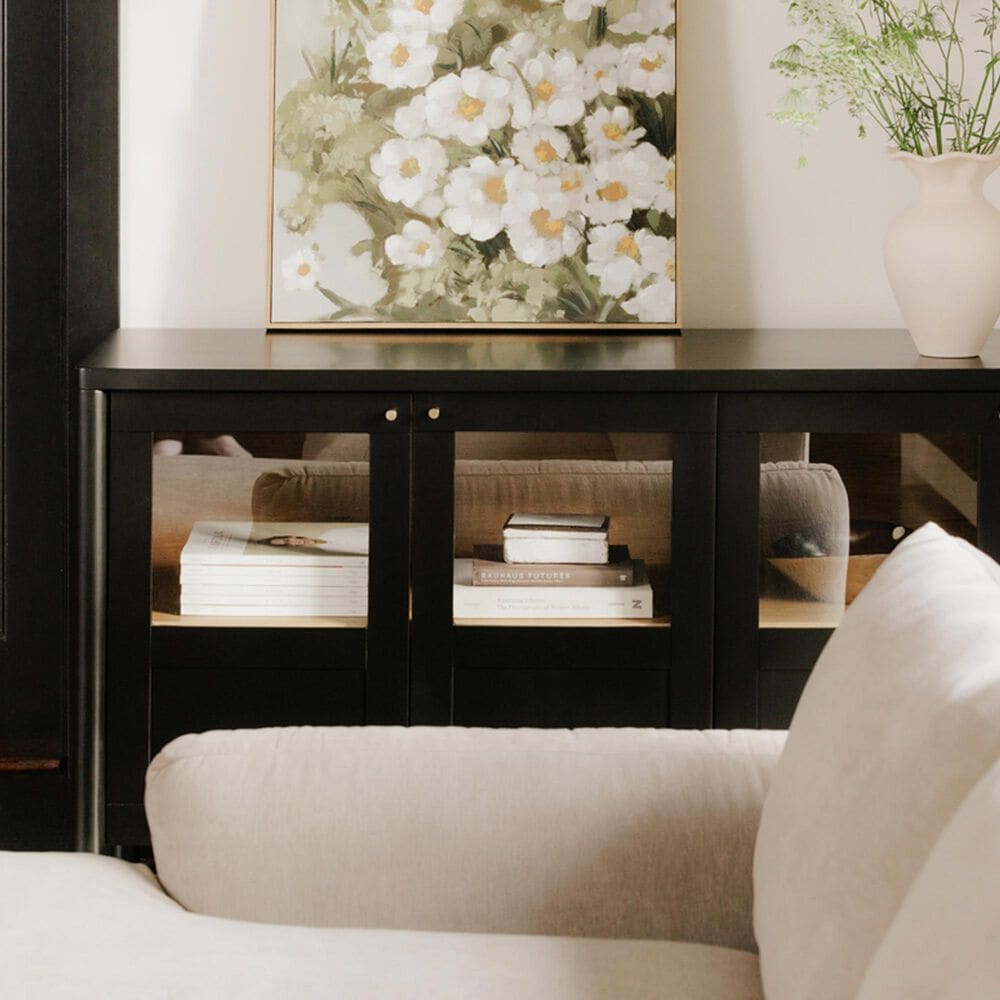 Moe's Home Collection Hannah 4-Door Sideboard in Black, , large