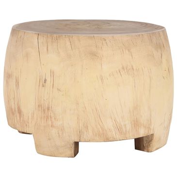 Classic Home Eilo 20" Accent Drum Table in Natural, , large