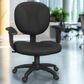 Regency Global Sourcing Comfort Series Swivel Computer Task Chair with Adjustable Arms in Black, , large