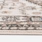 Central Oriental Heirloom Margot Tan and Navajo White 5"3" x 7"7" Area Rug, , large