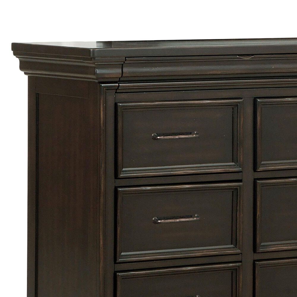 Nicolette Home Caldwell 3-Piece King Bedroom Set in Deep Brown, , large