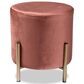 Baxton Studio Thurman Ottoman in Pink, , large