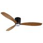 Minka-Aire Ventiara 52" LED Flush Mount Indoor/Outdoor Ceiling Fan in Coal, , large