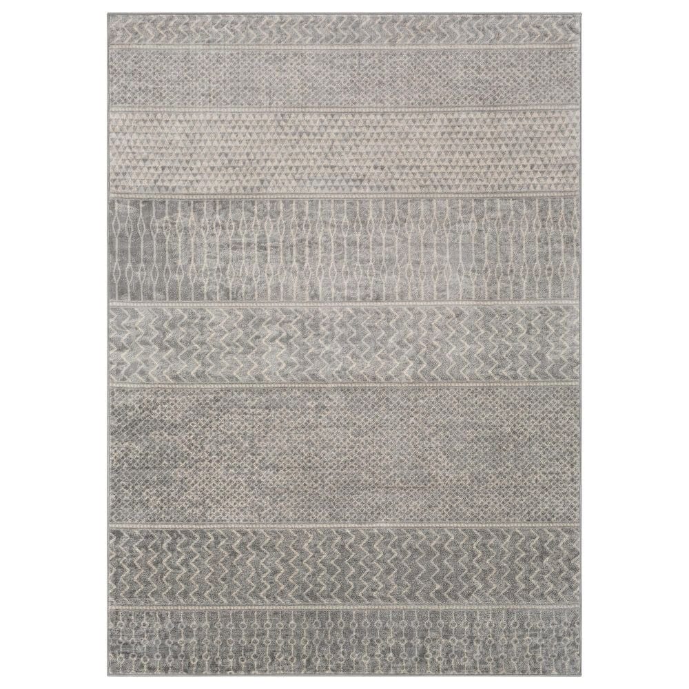 Surya Monaco MOC-2304 2" x 3" Silver, Gray and Cream Scatter Rug, , large