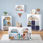 RiverRidge Home Kids Curve Appeal 35" 6-Cubby Bookcase in White, , large