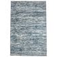 Radici USA Davide Striped 5"3" x 7"3" Blue Area Rug, , large