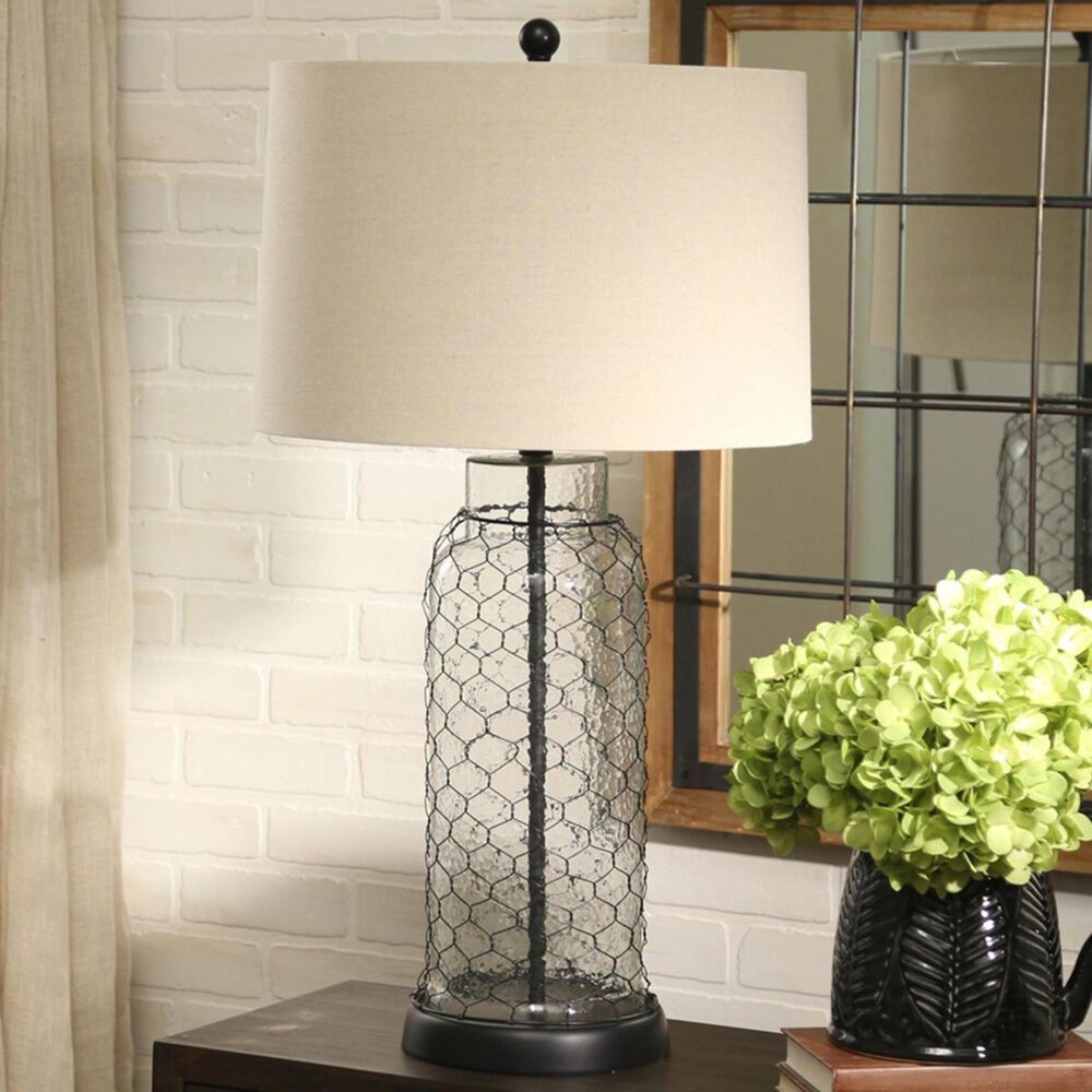 Sagebrook Home 31" Table Lamp in Clear/Frost, , large