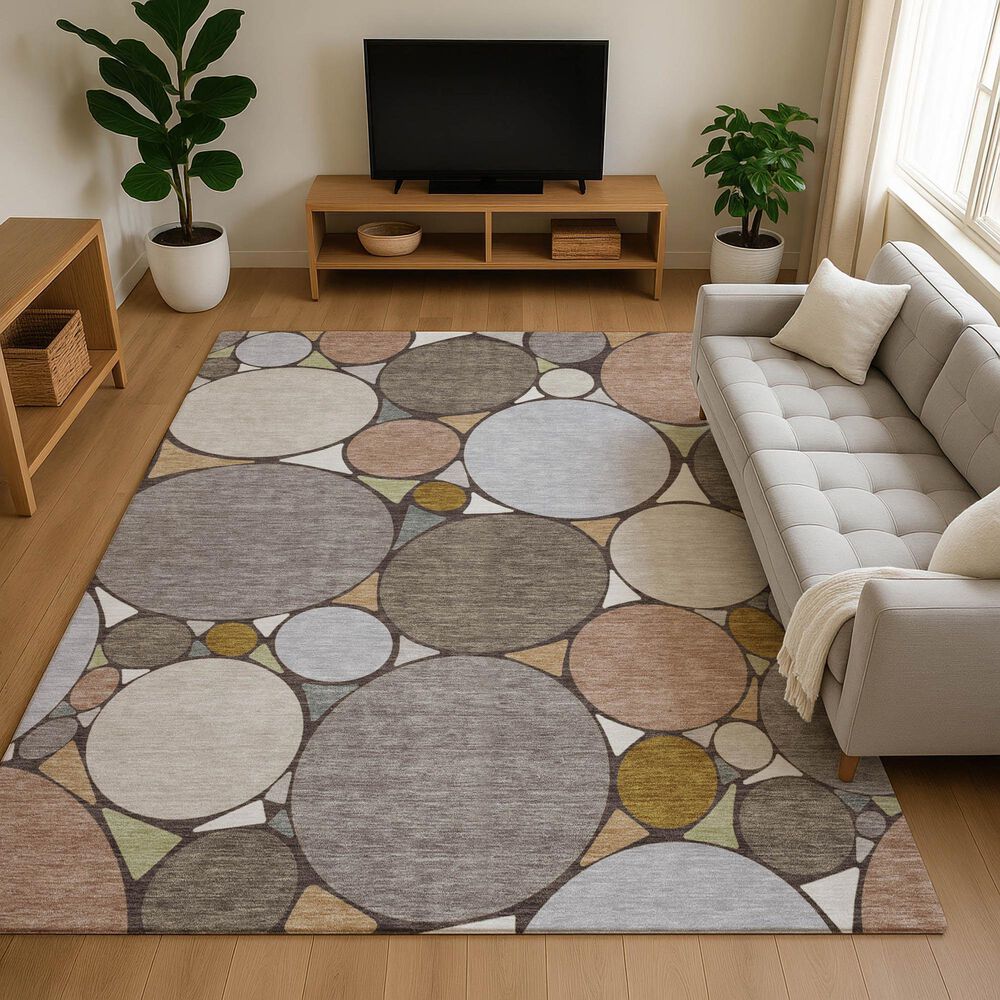 Dalyn Rug Company Kenner Taupe 3' x 5' Area Rug, , large