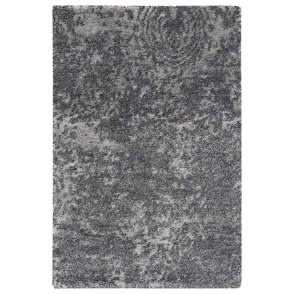 Nourison Silk Shadows 2" x 3" Graphite Area Rug, , large