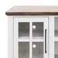 Legends Home Providence 66" TV Console in White and Bourbon, , large
