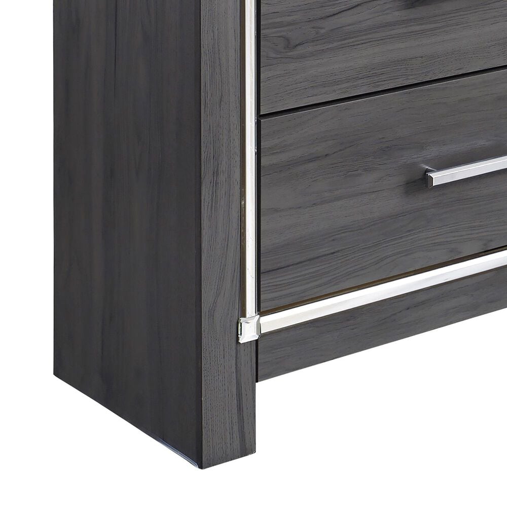 Ashley Lodanna 4 Piece Queen Bedroom Set in Gray, , large