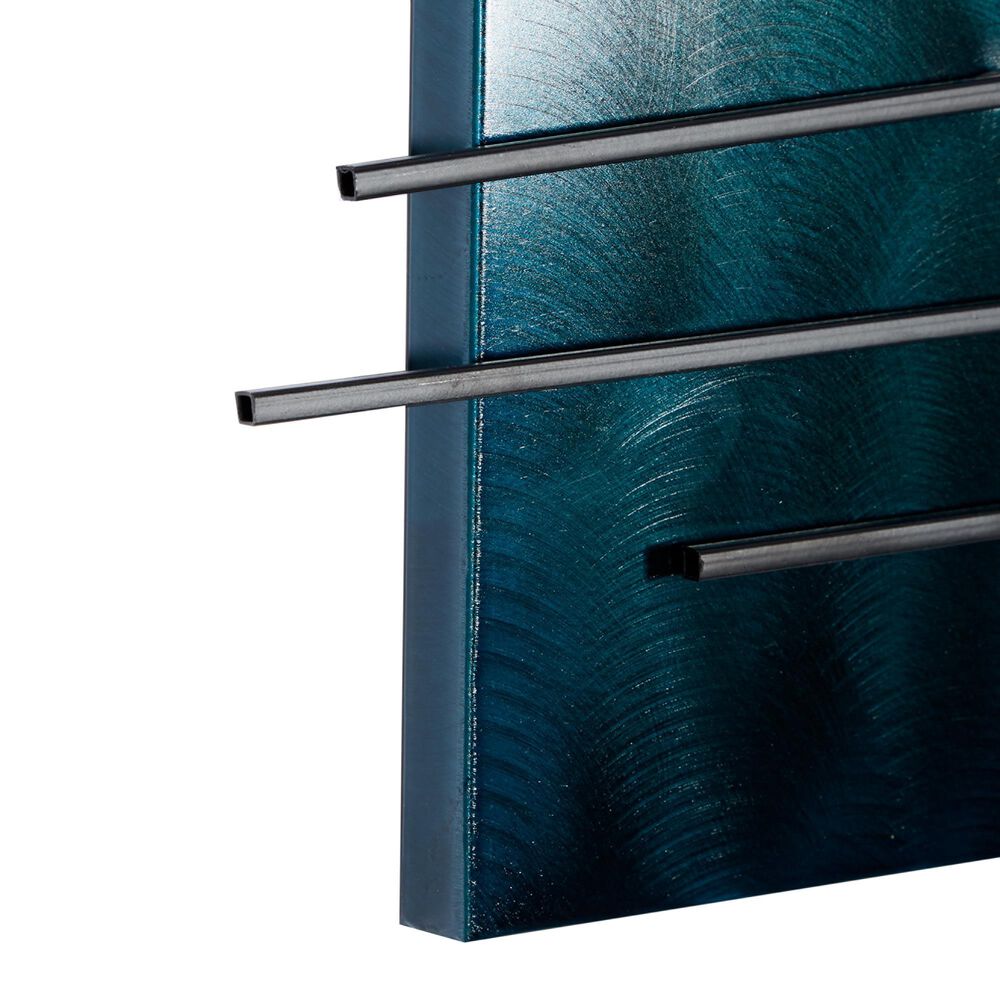 Maple and Jade 17&quot; x 40&quot; Wall Decor in Black and Dark Blue, , large