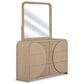 Furniture of America Tangentry 6-Piece Queen Bedroom Set in Natural, , large