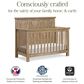 DaVinci Emory Farmhouse 4-in-1 Convertible Crib in Driftwood, , large