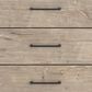 Ashley Charbitt 5-Drawer Chest in Matte White and Replicated Oak Grain, , large