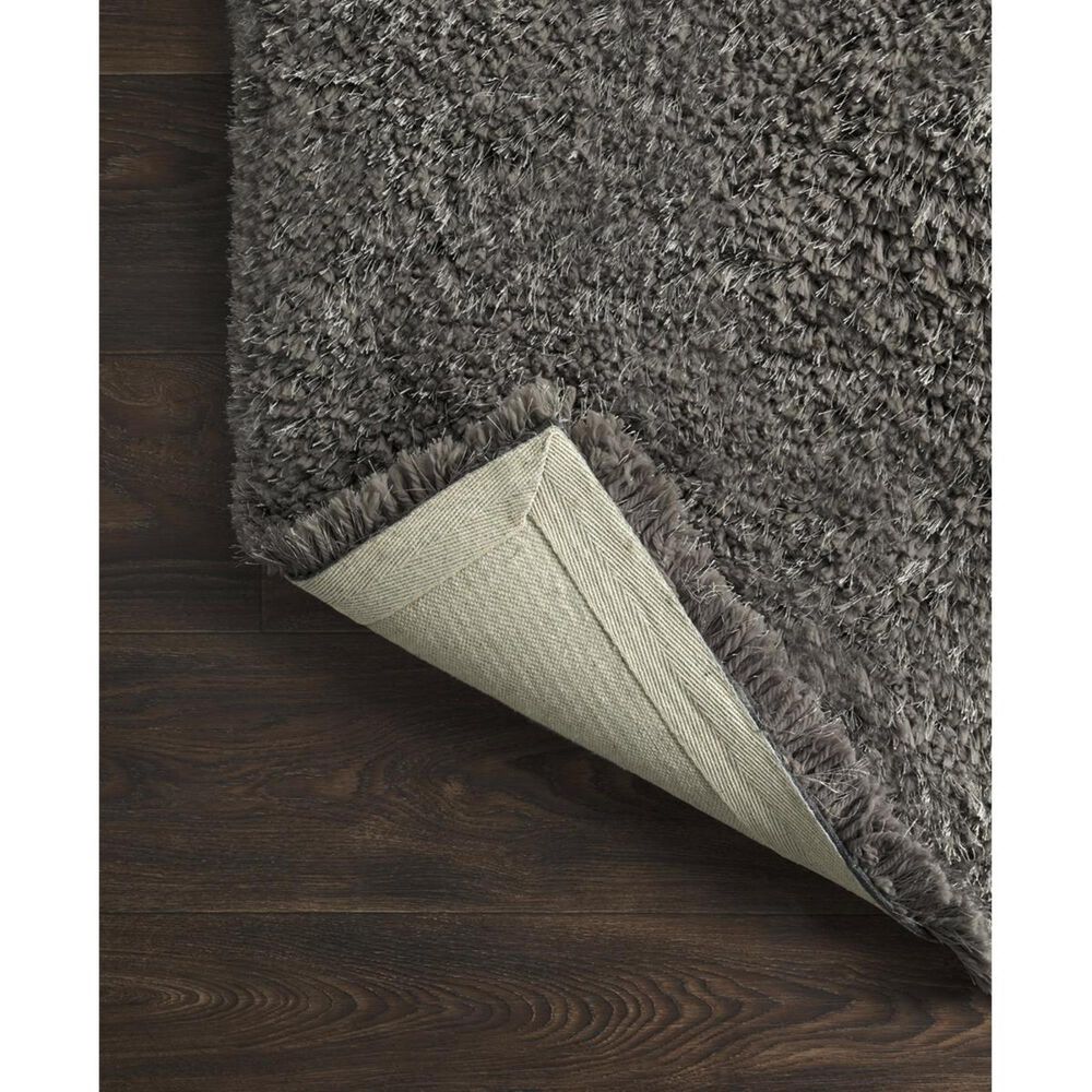 Loloi II Milan MIL-01 2&#39;3&quot; x 3&#39;9&quot; Charcoal Runner, , large