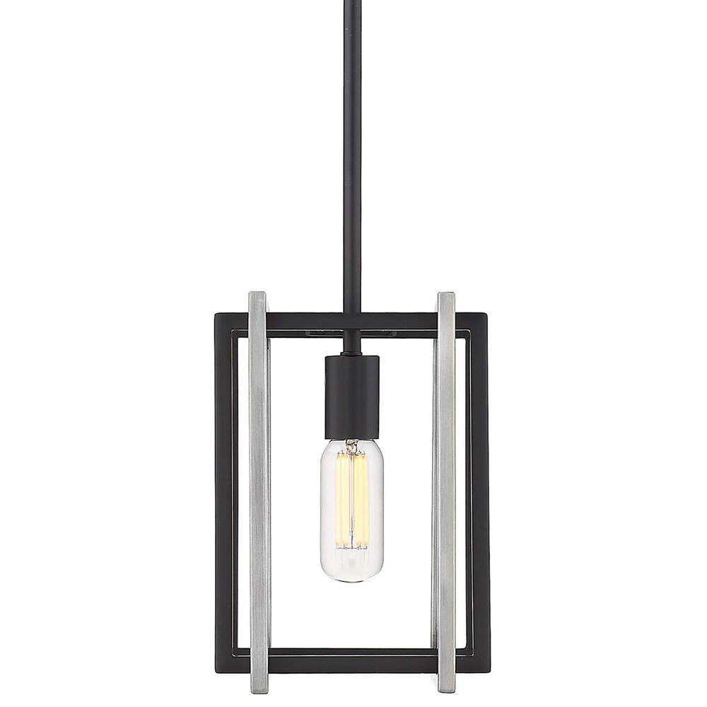 Golden Lighting Tribeca Mini Pendant in Matte Black and Pewter, , large