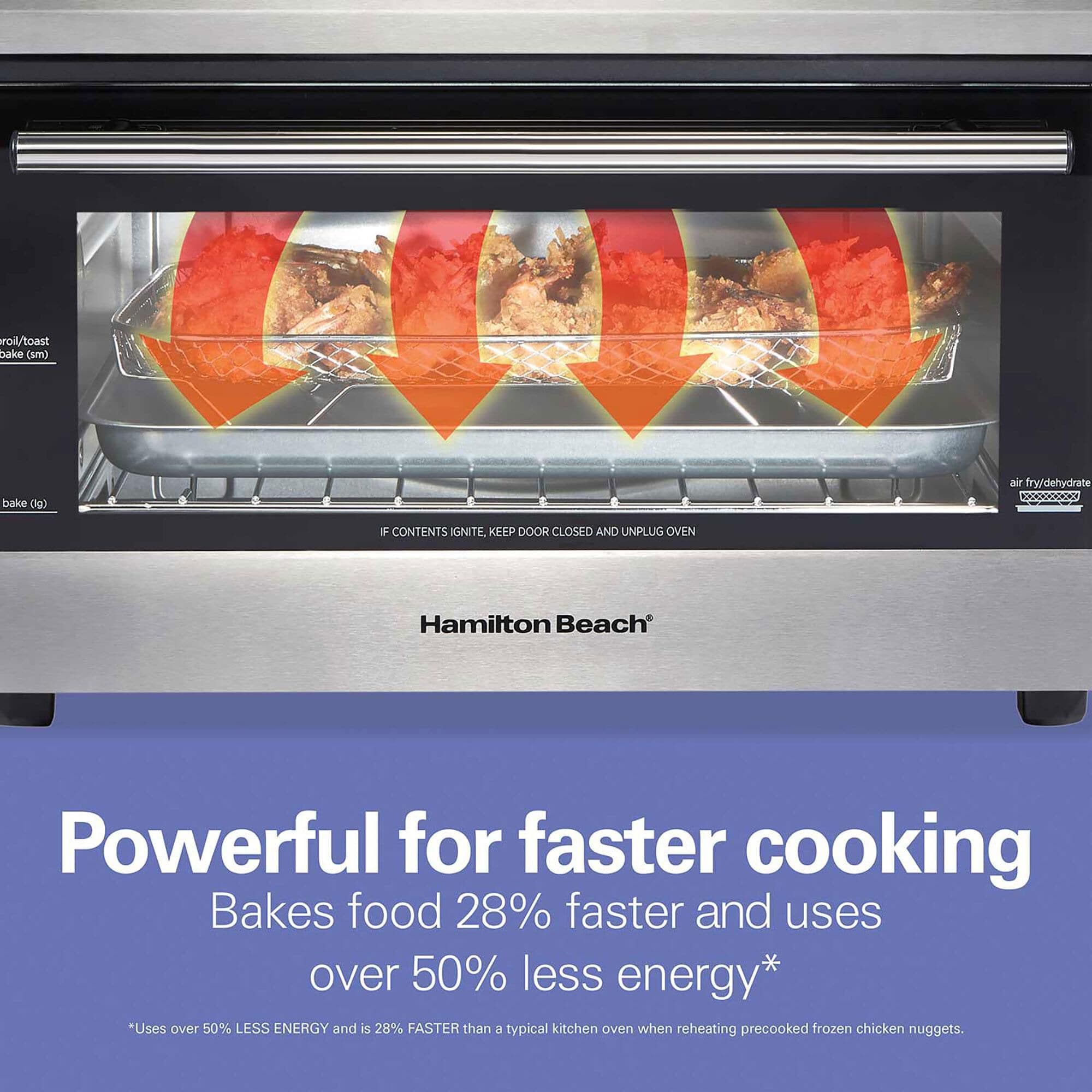 Hamilton beach 6 slice toaster oven outlet