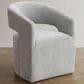 Furniture of America Rivena Modern Arm Chair with Casters in Light Gray, , large