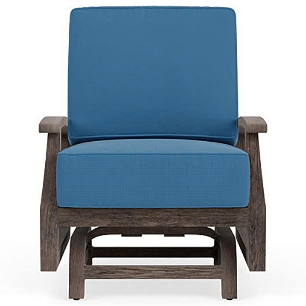 Lloyd Flanders Frontier Outdoor Spring Rocker Lounge Chair in Bamboo Bay Sky, , large